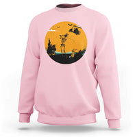 Funny Skeleton Golf Player Sweatshirt Halloween Gift - Wonder Print Shop