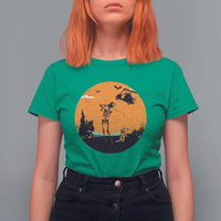 Funny Skeleton Golf Player T Shirt For Women Halloween Gift - Wonder Print Shop