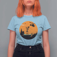 Funny Skeleton Golf Player T Shirt For Women Halloween Gift - Wonder Print Shop