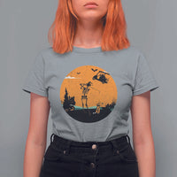 Funny Skeleton Golf Player T Shirt For Women Halloween Gift - Wonder Print Shop