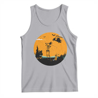 Funny Skeleton Golf Player Tank Top Halloween Gift - Wonder Print Shop