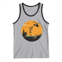 Funny Skeleton Golf Player Tank Top Halloween Gift - Wonder Print Shop