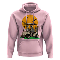 Funny Halloween Gift Hoodie Skeleton Driving Golf Cart - Wonder Print Shop