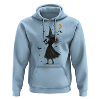 Halloween Sports Gift Hoodie Creepy Witch With Golf Club - Wonder Print Shop