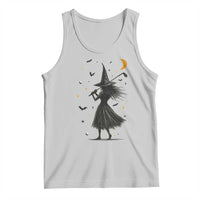 Halloween Sports Gift Tank Top Creepy Witch With Golf Club - Wonder Print Shop