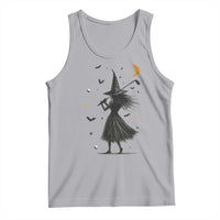Halloween Sports Gift Tank Top Creepy Witch With Golf Club - Wonder Print Shop