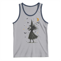 Halloween Sports Gift Tank Top Creepy Witch With Golf Club - Wonder Print Shop