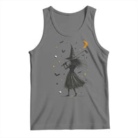Halloween Sports Gift Tank Top Creepy Witch With Golf Club - Wonder Print Shop