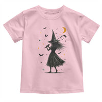 Halloween Sports Gift Toddler T Shirt Creepy Witch With Golf Club - Wonder Print Shop
