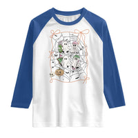 Funny Halloween Raglan Shirt Ghost Golf Gift for Women - Wonder Print Shop