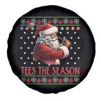Funny Golf Holiday Gift Spare Tire Cover Tees The Season Ugly Sweater - Wonder Print Shop