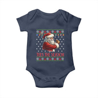 Funny Golf Holiday Gift Baby Onesie Tees The Season Ugly Sweater - Wonder Print Shop