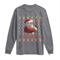 Funny Golf Holiday Gift Long Sleeve Shirt Tees The Season Ugly Sweater - Wonder Print Shop