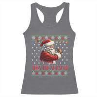 Funny Golf Holiday Gift Racerback Tank Top Tees The Season Ugly Sweater - Wonder Print Shop