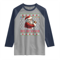 Funny Golf Holiday Gift Raglan Shirt Tees The Season Ugly Sweater - Wonder Print Shop