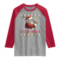 Funny Golf Holiday Gift Raglan Shirt Tees The Season Ugly Sweater - Wonder Print Shop