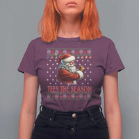 Funny Golf Holiday Gift T Shirt For Women Tees The Season Ugly Sweater - Wonder Print Shop