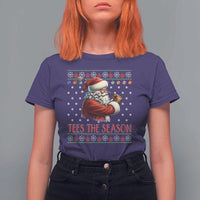 Funny Golf Holiday Gift T Shirt For Women Tees The Season Ugly Sweater - Wonder Print Shop