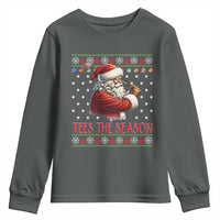 Funny Golf Holiday Gift Youth Sweatshirt Tees The Season Ugly Sweater - Wonder Print Shop