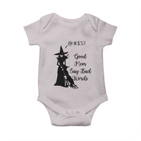 Good Mom Say Bad Words Baby Onesie Funny Witch Mom Halloween Gift - Wonder Print Shop