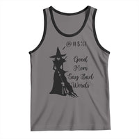 Good Mom Say Bad Words Tank Top Funny Witch Mom Halloween Gift - Wonder Print Shop