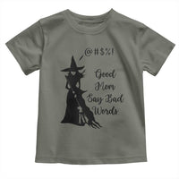 Good Mom Say Bad Words Toddler T Shirt Funny Witch Mom Halloween Gift - Wonder Print Shop