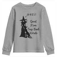 Good Mom Say Bad Words Youth Sweatshirt Funny Witch Mom Halloween Gift - Wonder Print Shop