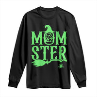 Funny Halloween Long Sleeve Shirt Momster Gift For Mom - Wonder Print Shop
