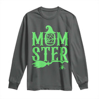 Funny Halloween Long Sleeve Shirt Momster Gift For Mom - Wonder Print Shop