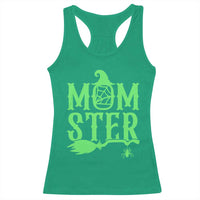 Funny Halloween Racerback Tank Top Momster Gift For Mom - Wonder Print Shop
