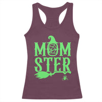 Funny Halloween Racerback Tank Top Momster Gift For Mom - Wonder Print Shop