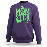 Funny Halloween Sweatshirt Momster Gift For Mom - Wonder Print Shop