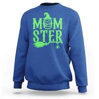 Funny Halloween Sweatshirt Momster Gift For Mom - Wonder Print Shop