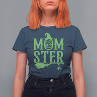 Funny Halloween T Shirt For Women Momster Gift For Mom - Wonder Print Shop