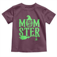 Funny Halloween Toddler T Shirt Momster Gift For Mom - Wonder Print Shop