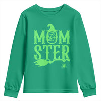 Funny Halloween Youth Sweatshirt Momster Gift For Mom - Wonder Print Shop