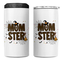 Halloween Mom Life 4 in 1 Can Cooler Tumbler Funny Momster Quote - Wonder Print Shop