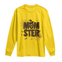 Halloween Mom Life Long Sleeve Shirt Funny Momster Quote - Wonder Print Shop