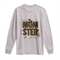 Halloween Mom Life Long Sleeve Shirt Funny Momster Quote - Wonder Print Shop