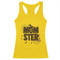 Halloween Mom Life Racerback Tank Top Funny Momster Quote - Wonder Print Shop