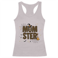 Halloween Mom Life Racerback Tank Top Funny Momster Quote - Wonder Print Shop