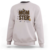 Halloween Mom Life Sweatshirt Funny Momster Quote - Wonder Print Shop
