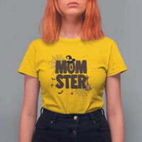 Halloween Mom Life T Shirt For Women Funny Momster Quote - Wonder Print Shop