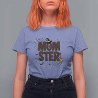 Halloween Mom Life T Shirt For Women Funny Momster Quote - Wonder Print Shop