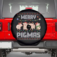 Funny Merry Pigmas Spare Tire Cover Christmas Pig Ugly Sweater Gift - Wonder Print Shop