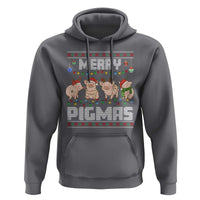 Funny Merry Pigmas Hoodie Christmas Pig Ugly Sweater Gift - Wonder Print Shop