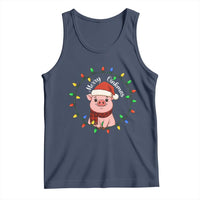 Funny Merry Oinkmas Tank Top Farmer Christmas Pig Lover Gift - Wonder Print Shop