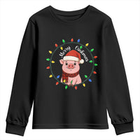 Funny Merry Oinkmas Youth Sweatshirt Farmer Christmas Pig Lover Gift - Wonder Print Shop