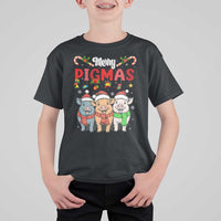 Funny Merry Pigmas T Shirt For Kid Christmas Pigs Farm Gift - Wonder Print Shop