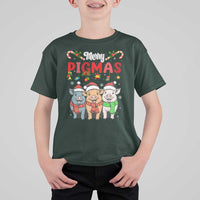 Funny Merry Pigmas T Shirt For Kid Christmas Pigs Farm Gift - Wonder Print Shop